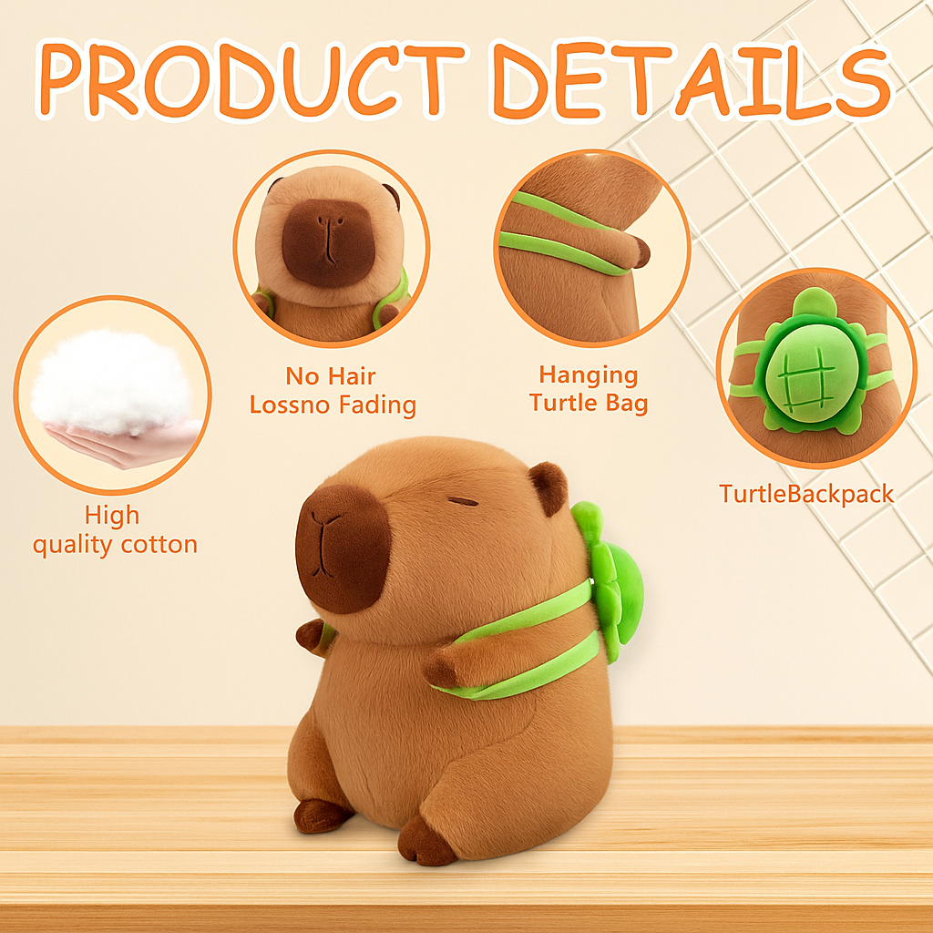 STUFFED CAPYBARA